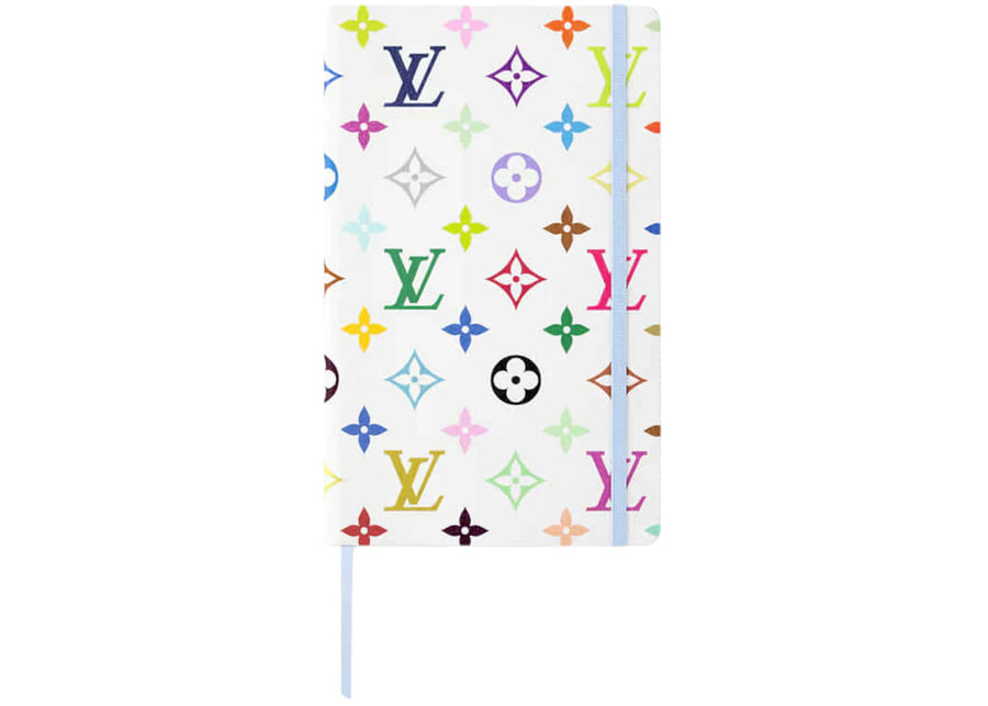 Carnet Jane MM Blanc Louis Vuitton x Takashi Murakami Monogram Multicolore