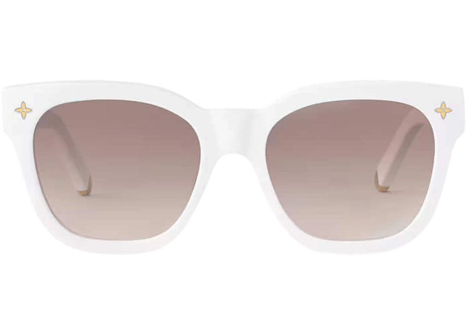 Louis Vuitton x Takashi Murakami My Monogram Multicolor Square Sunglasses White