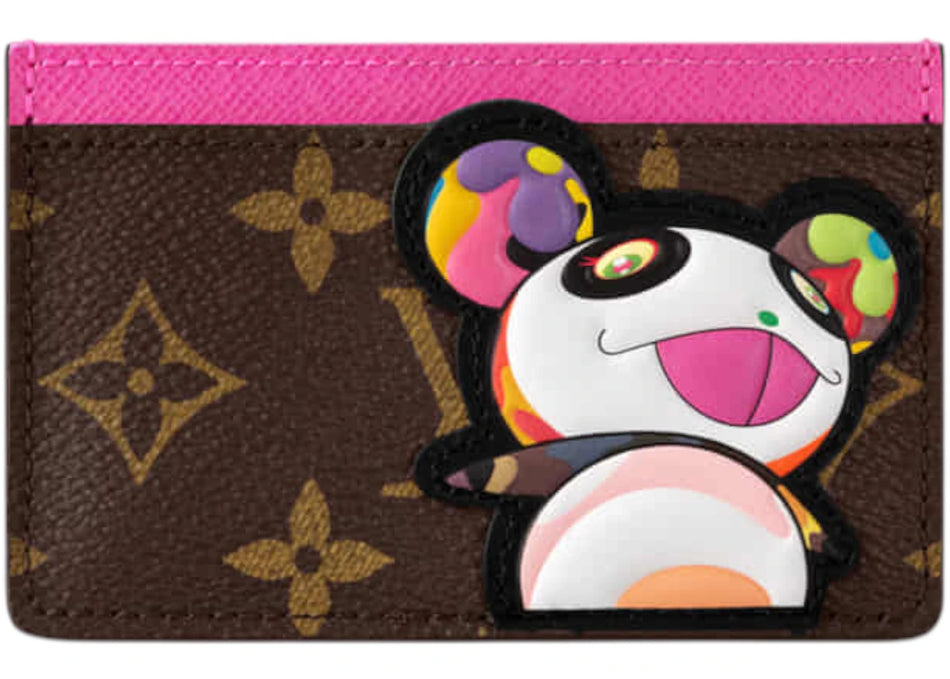 Louis Vuitton x Takashi Murakami Panda Card Holder Monogram