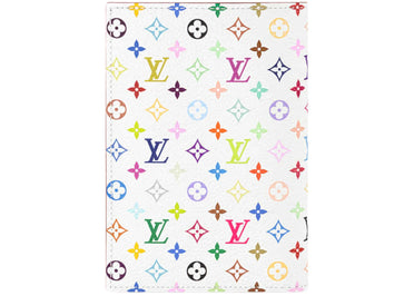 Louis Vuitton x Takashi Murakami Passport Cover White Multicolored