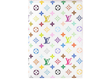 Louis Vuitton x Takashi Murakami Passport Cover White Multicolored