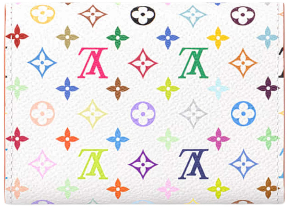 Louis Vuitton x Takashi Murakami Rosalie Coin Purse White Multicolored