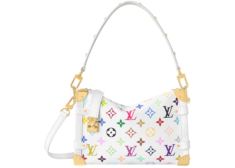 Louis Vuitton x Takashi Murakami Side Trunk MM White Multicolored