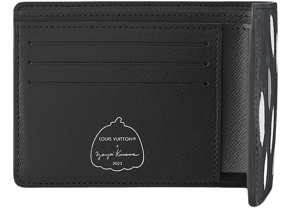 Louis Vuitton x Yayoi Kusama Multiple Wallet Monogram Eclipse Black/Silver