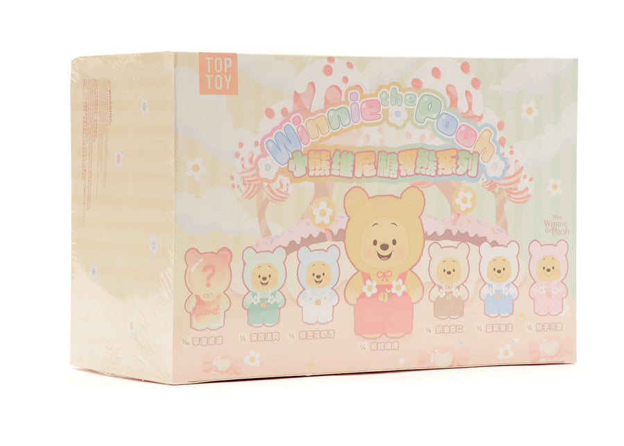 Miniso Top Toy Disney Winnie l'Ourson Série Bonbons Peluche Vinyle Boîte Scellée (6 Boîtes Surprises)