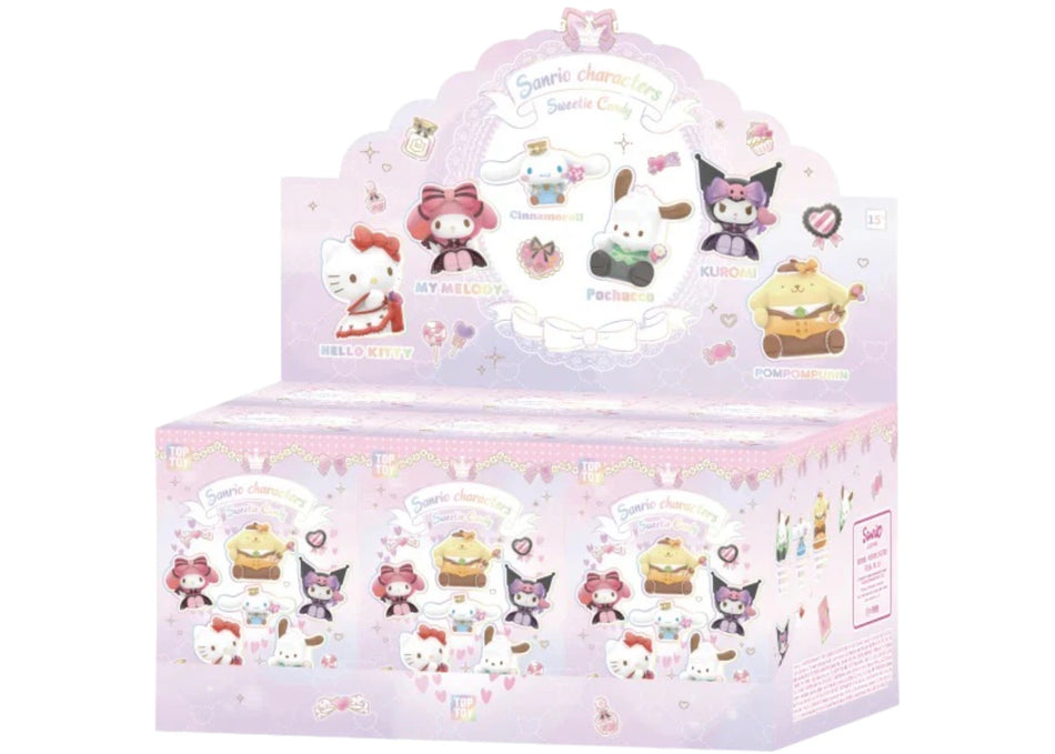 Miniso Top Toy Sanrio Characters Sweetie Candy Series Figure Sealed Case (6 Blind Box)
