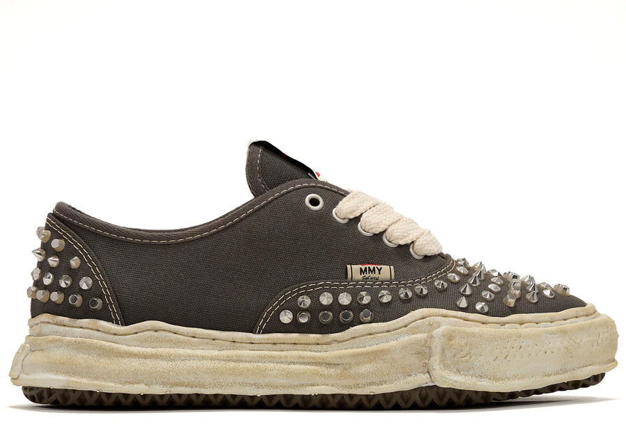 Maison Mihara Yasuhiro Baker OG Sole Studded Canvas Low Gris