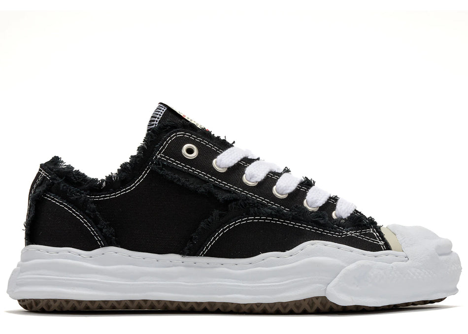 Maison Mihara Yasuhiro Hank OG Sole Canvas Low Frayed Black