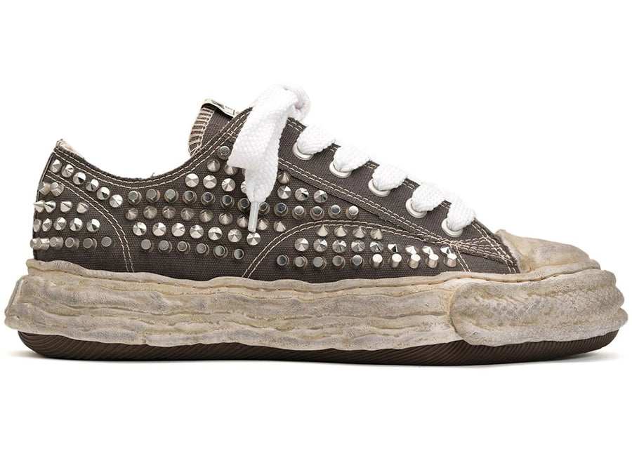 Maison Mihara Yasuhiro Peterson 23 OG Sole Studded Canvas Low Gris