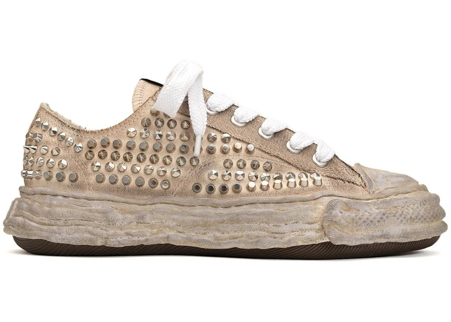 Maison Mihara Yasuhiro Peterson 23 OG Sole Studded Canvas Low Blanc