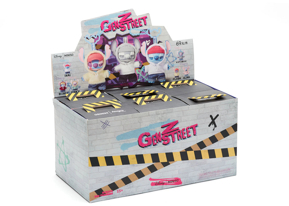 Miniso Disney Stitch GenZ Street Series Pendent Sealed Case (6 Blind Box)