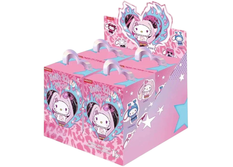 Miniso Hello Kitty Pop Star Series Peluche Boîte Scellée (4 Boîtes Surprises)