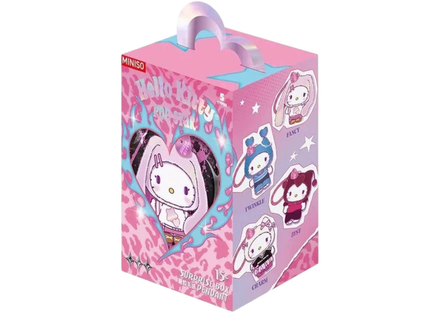 Miniso Hello Kitty Pop Star Series Peluche Boîte Surprise Unique