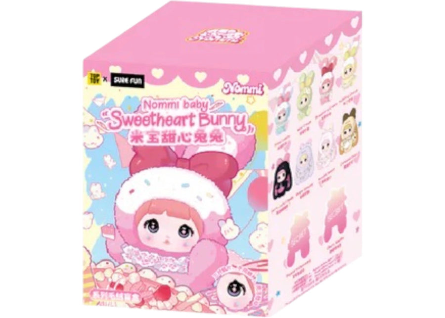 Peluche Miniso Nommi Bébé Lapin Doux, boîte surprise individuelle
