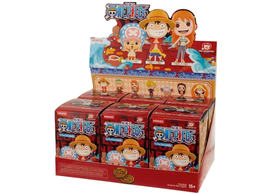 Figurine Miniso One Piece Classic Characters Series, boîte scellée (6 boîtes surprises)