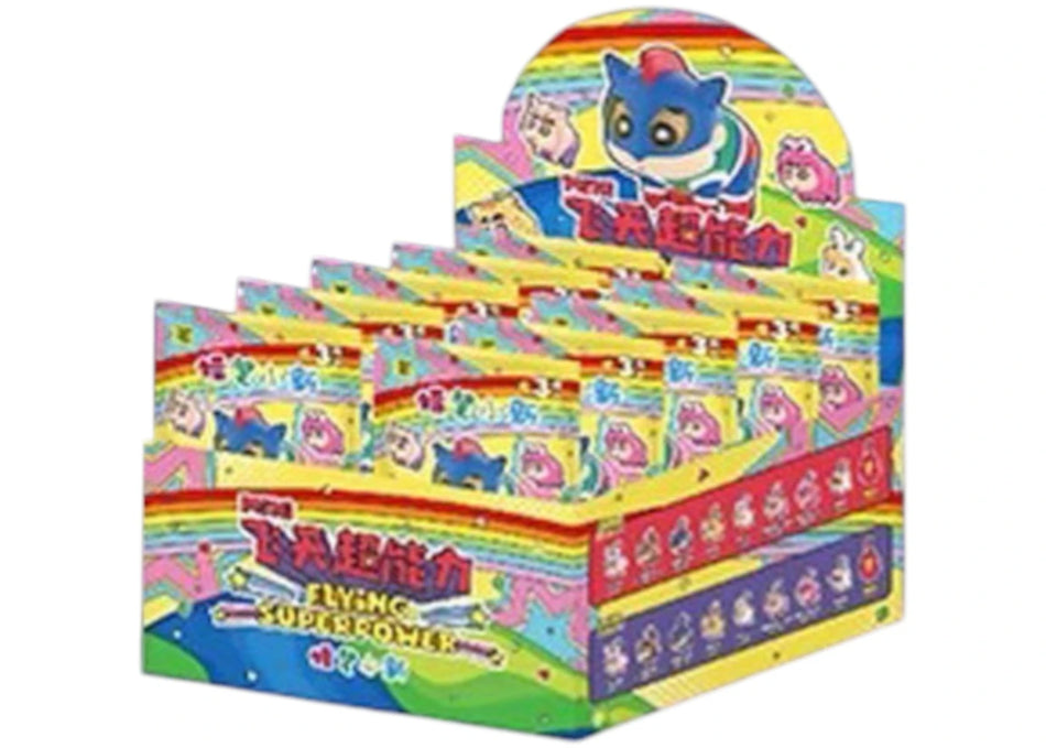 Miniso Top Toy Crayon Shinchan Flying Superpower Series Mini Figures Sealed Case (10 Blind Box)