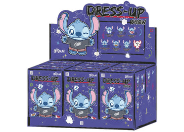Miniso Top Toy Disney Stitch Dress Up Show Series Plush Sealed Case (6 Blind Box)