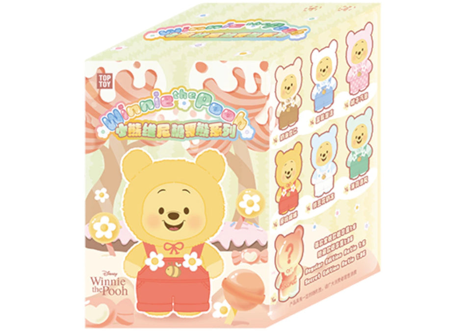 Miniso Top Toy Disney Winnie the Pooh Candy Series Vinyl Plush Single Blind Box