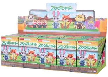 Miniso Top Toy Disney Zootopia Sit Nicely Series Figure Sealed Case (10 Blind Box)