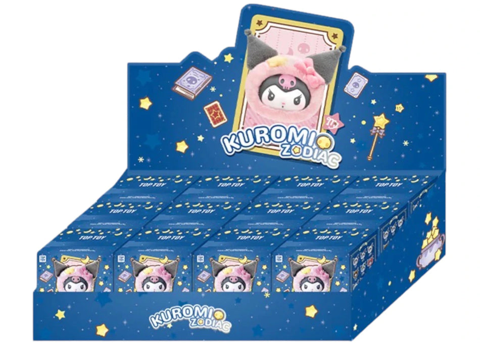 Miniso Top Toy Kuromi Zodiac Series Vinyl Plush Sealed Case (12 Blind Boxes)