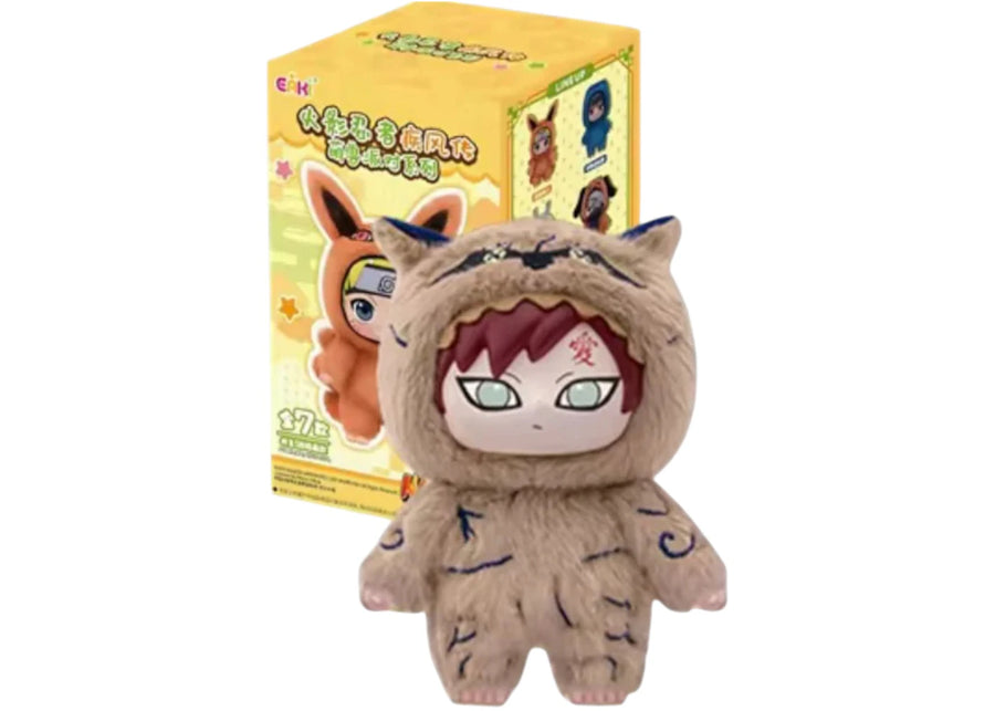 Miniso Top Toy Naruto Beast Party Gaara Porte-clés en peluche