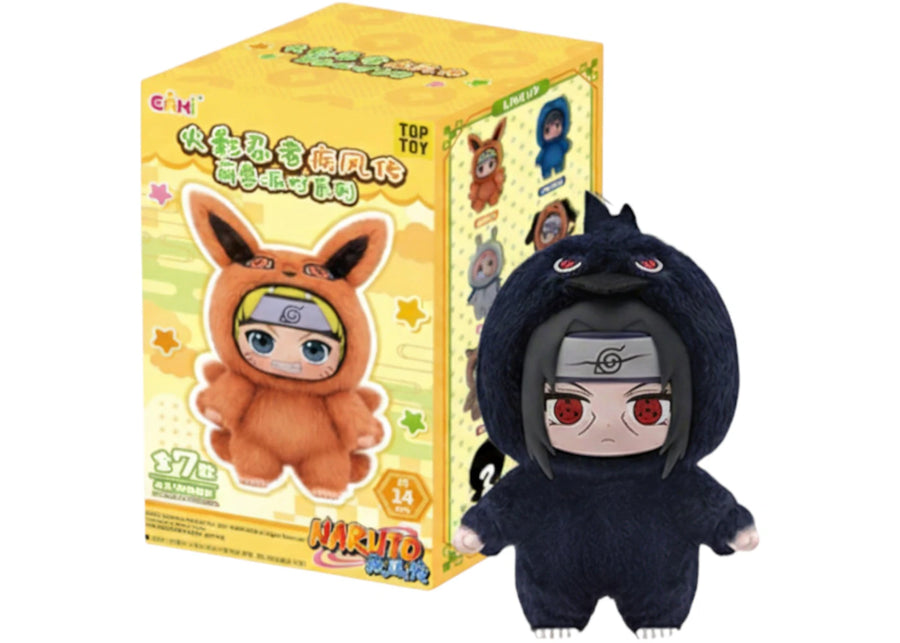 Porte-clés en peluche Miniso Top Toy Naruto Beast Party Itachi Uchiha (Secret)
