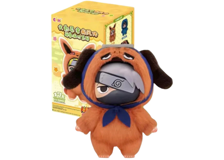 Miniso Top Toy Naruto Beast Party Kakashi Hatake Plush Keychains