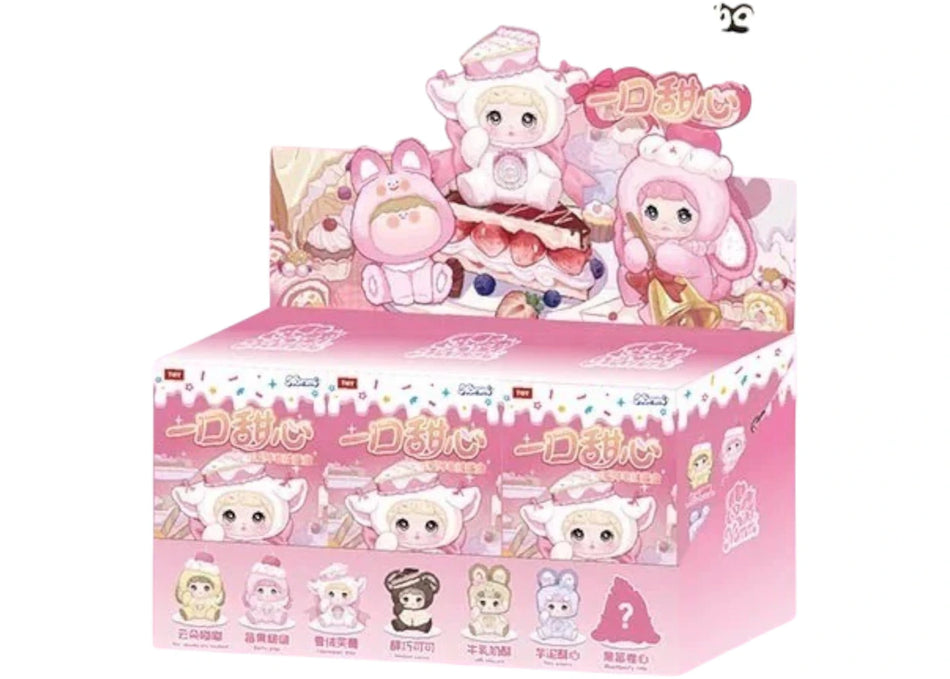 Miniso Top Toy Nommi A Bite of Sweetheart Sweet Bites Series Vinyl Plush Sealed Case (6 Blind Boxes)