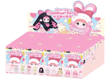 Miniso Top Toy Nommi Baby Sweetheart Bunny Plush Sealed Case (8 Blind Boxes)
