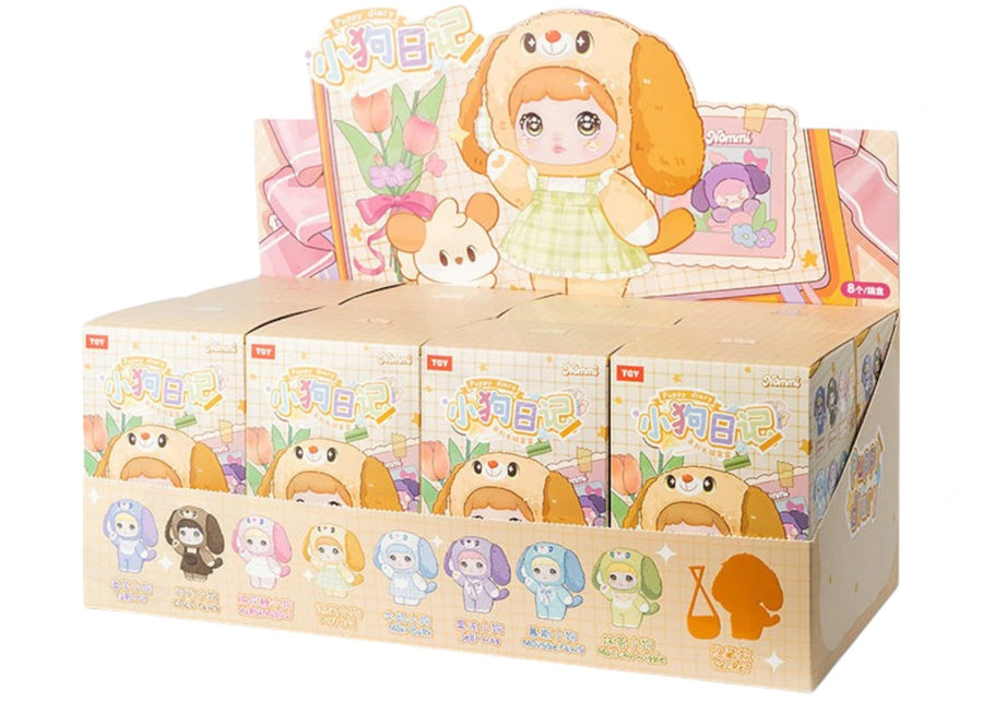 Miniso Top Toy Nommi Puppy Diary Series Peluche Boîte Scellée (8 Boîtes Surprises)
