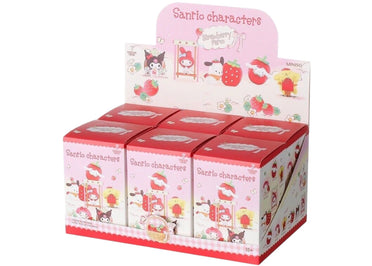 Miniso Top Toy Sanrio Character Strawberry Farm Series Figure Sealed Case (6 Blind Box)