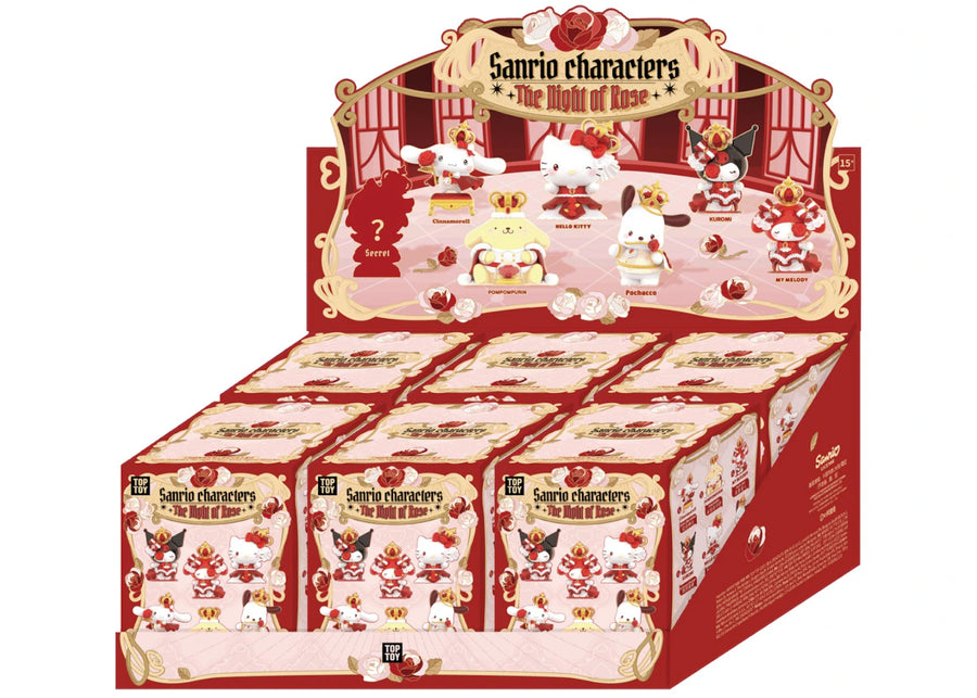 Miniso Top Toy Sanrio Characters La série La Nuit des Roses Boîte scellée (6 boîtes surprises)
