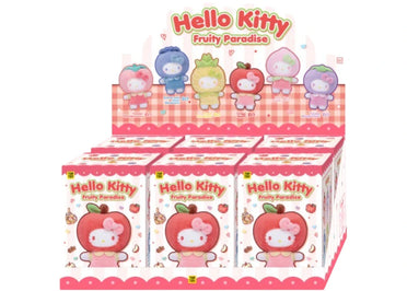 Miniso Top Toy Sanrio Hello Kitty Fruity Paradise Series Vinyl Plush Keychain Sealed Case (6 Blind Box)