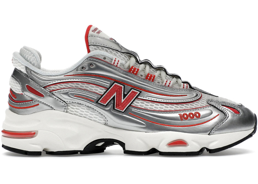 New Balance 1000 thisisneverthat Argent Métallisé Rouge