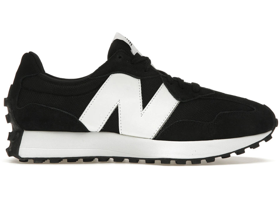 New Balance 327 Black White N Logo
