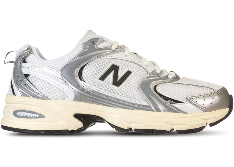 New Balance 530 Argent Métallisé Noir Ciment