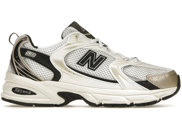 New Balance 530 White Light Gold Metallic