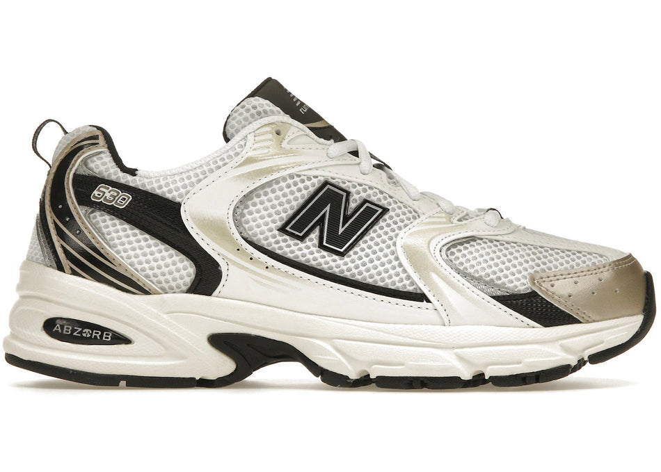 New Balance 530 White Light Gold Metallic