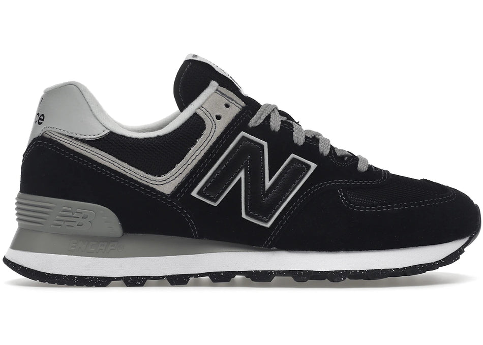 New Balance 574 Black White