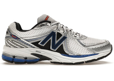 New Balance 860v2 White Team Royal Silver