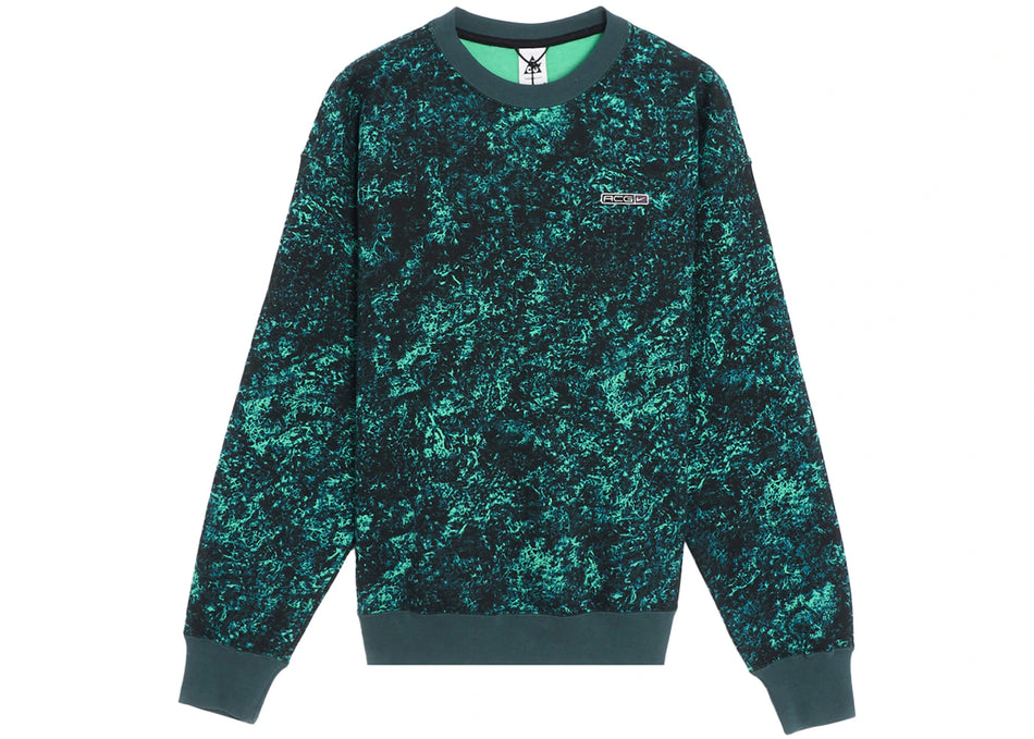Nike ACG Therma-Fit Tuff Fleece Crew Green