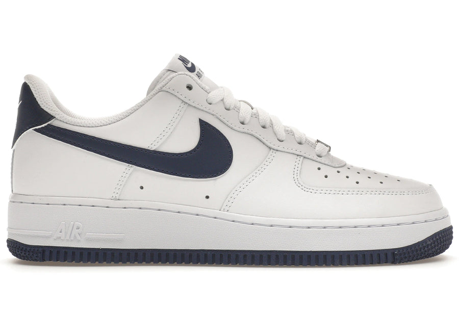 Nike Air Force 1 '07 Blanc Minuit Marine (2024)