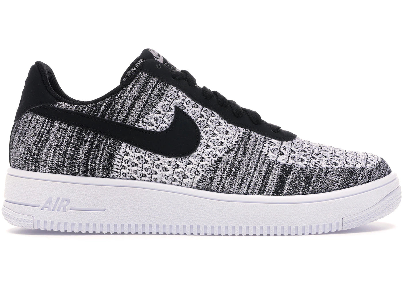 Nike Air Force 1 Flyknit 2 Black Pure Platinum