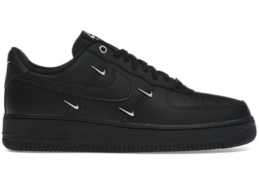Nike Air Force 1 Low '07 LX Black Silver Mini Swoosh (Women's)