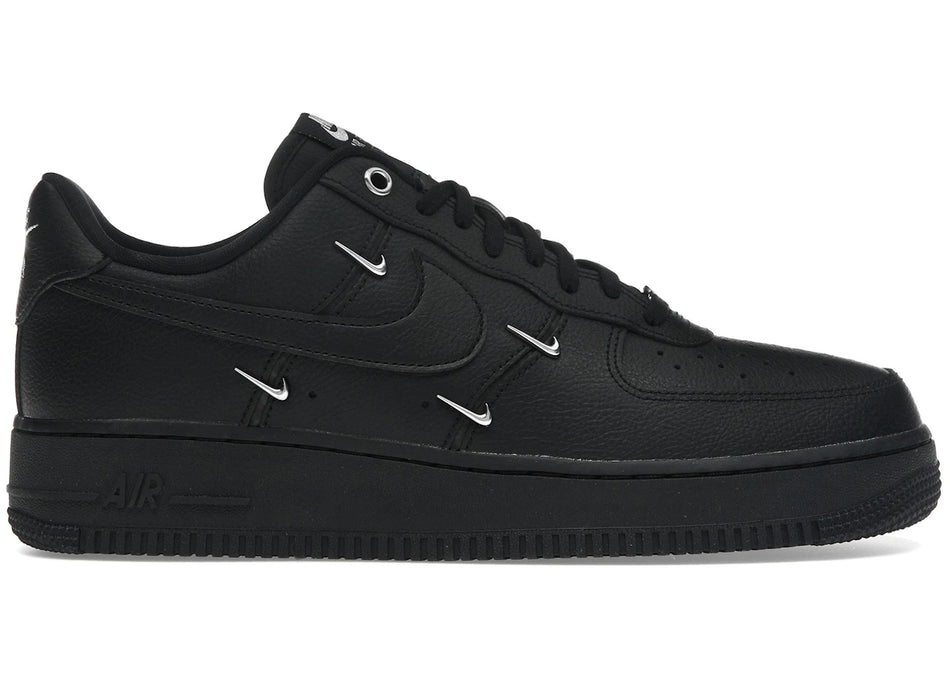 Nike Air Force 1 Low '07 LX Black Silver Mini Swoosh (Women's)
