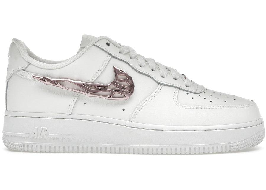 Nike Air Force 1 Low Liquid Metal Swoosh Or Rose Métallisé (Femme)