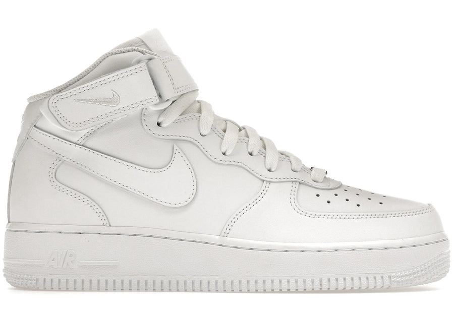 Nike Air Force 1 Mid Triple White (Femme)