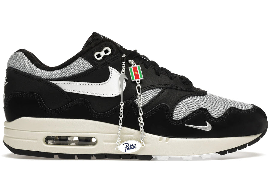 Nike Air Max 1 Patta Waves Noir (avec bracelet)