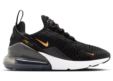 Nike Air Max 270 Noir Laser Orange Cuivre Métallisé (GS)