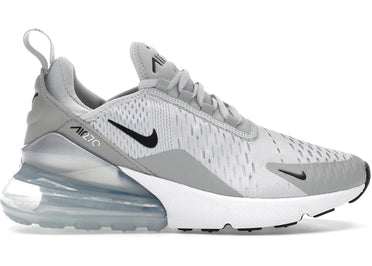 Nike Air Max 270 Pure Platinum Light Smoke Grey Metallic Silver Black (Women's)